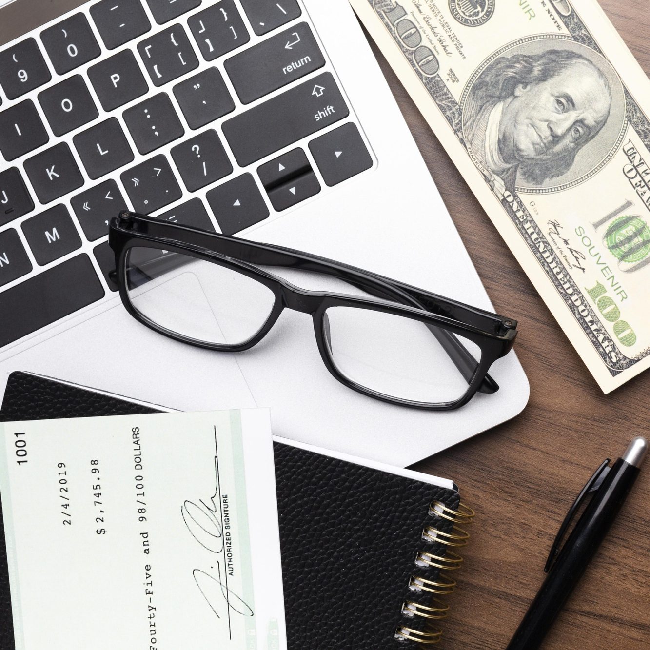 top-view-arrangement-with-cash-check